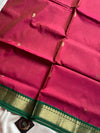 Throne Edit – Magenta Pink 120 Counts Mercerised Chettinadu Cotton Saree