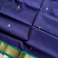 Throne Edit – Blue 120 Counts Mercerised Chettinadu Cotton Saree