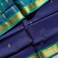 Throne Edit – Blue 120 Counts Mercerised Chettinadu Cotton Saree