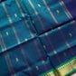 Throne Edit – Blue 120 Counts Mercerised Chettinadu Cotton Saree