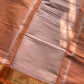 Minimal Border Edit - Orange Chettinadu Cotton Saree