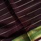 Devendra Saree – Coffee Brown | Handloom Vegan Art silk
