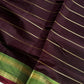 Devendra Saree – Coffee Brown | Handloom Vegan Art silk