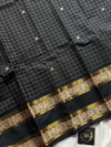 Kattam Edit – Black Checked Chettinadu Cotton
