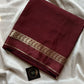 Semi Mysore Silk Saree – Coffee Brown