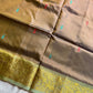 Vegan Silks | Chinnalampattu Saree – Pastel Mocha Brown