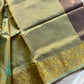 Vegan Silks | Chinnalampattu Saree – Pastel Mocha Brown