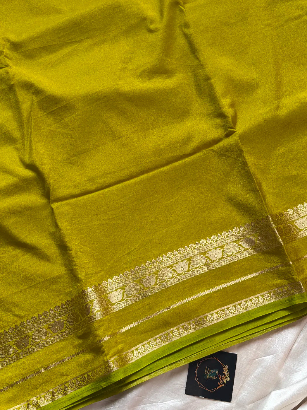 Semi Mysore Silk Saree – Green