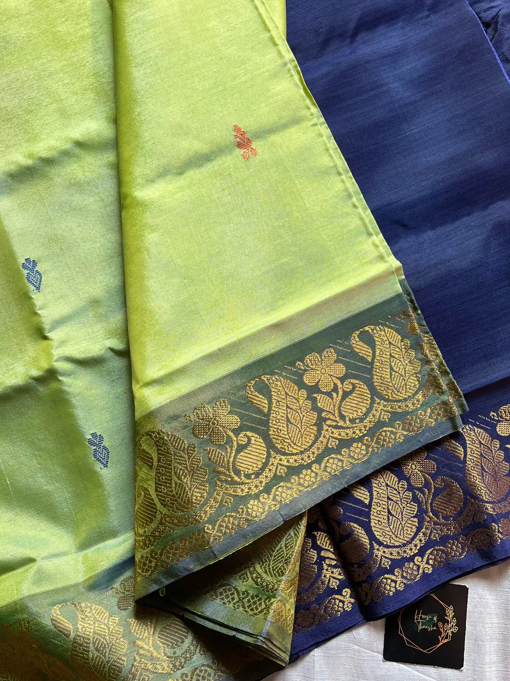 Vegan Silks | Chinnalampattu Saree – Green