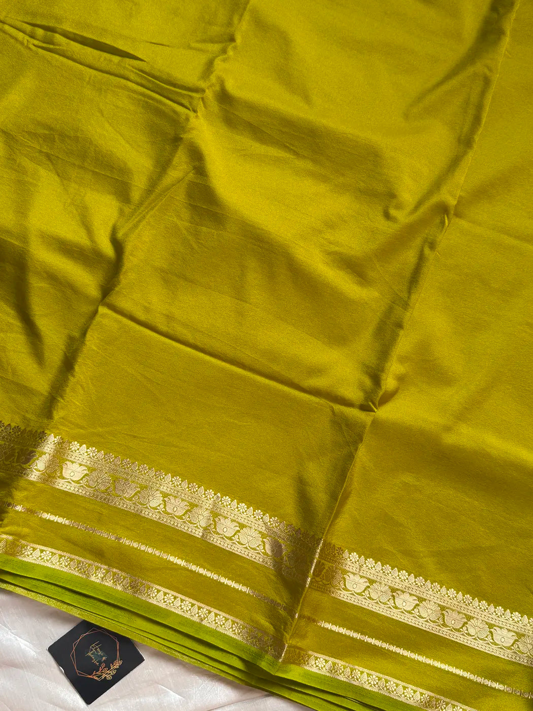 Semi Mysore Silk Saree – Green