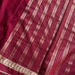 Semi Mysore Silk Saree – Wine