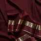 Semi Mysore Silk Saree – Coffee Brown