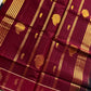 Vegan Silk Saree – Dark Blue Handloom Art Silk
