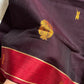 Vegan Silk Saree – Coffee Brown | Handloom Art Silk