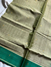 Vegan Silk Saree – Pastel green | Handloom Art Silk