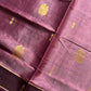 Vegan Silk Saree – Dusty Lavender | Handloom Art Silk