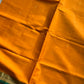 Vegan Silk Saree – Yellow | Handloom Art Silk