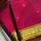 Throne Edit | Maroonish pink 120 Count Mercerised Kanchi Cotton Saree