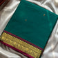 Throne Edit | Green 120 Count Mercerised Kanchi Cotton Saree