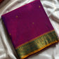 Throne Edit | Magenta 120 Count Mercerised Kanchi Cotton Saree