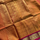 Throne Edit | Yellowish Orange 120 Count Mercerised Kanchi Cotton Saree