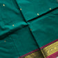 Throne Edit | Green 120 Count Mercerised Kanchi Cotton Saree