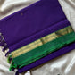Throne Edit – Violet 120 Counts Mercerised Chettinadu Cotton Saree