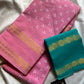 Madurai Sungudi Cotton - Pink