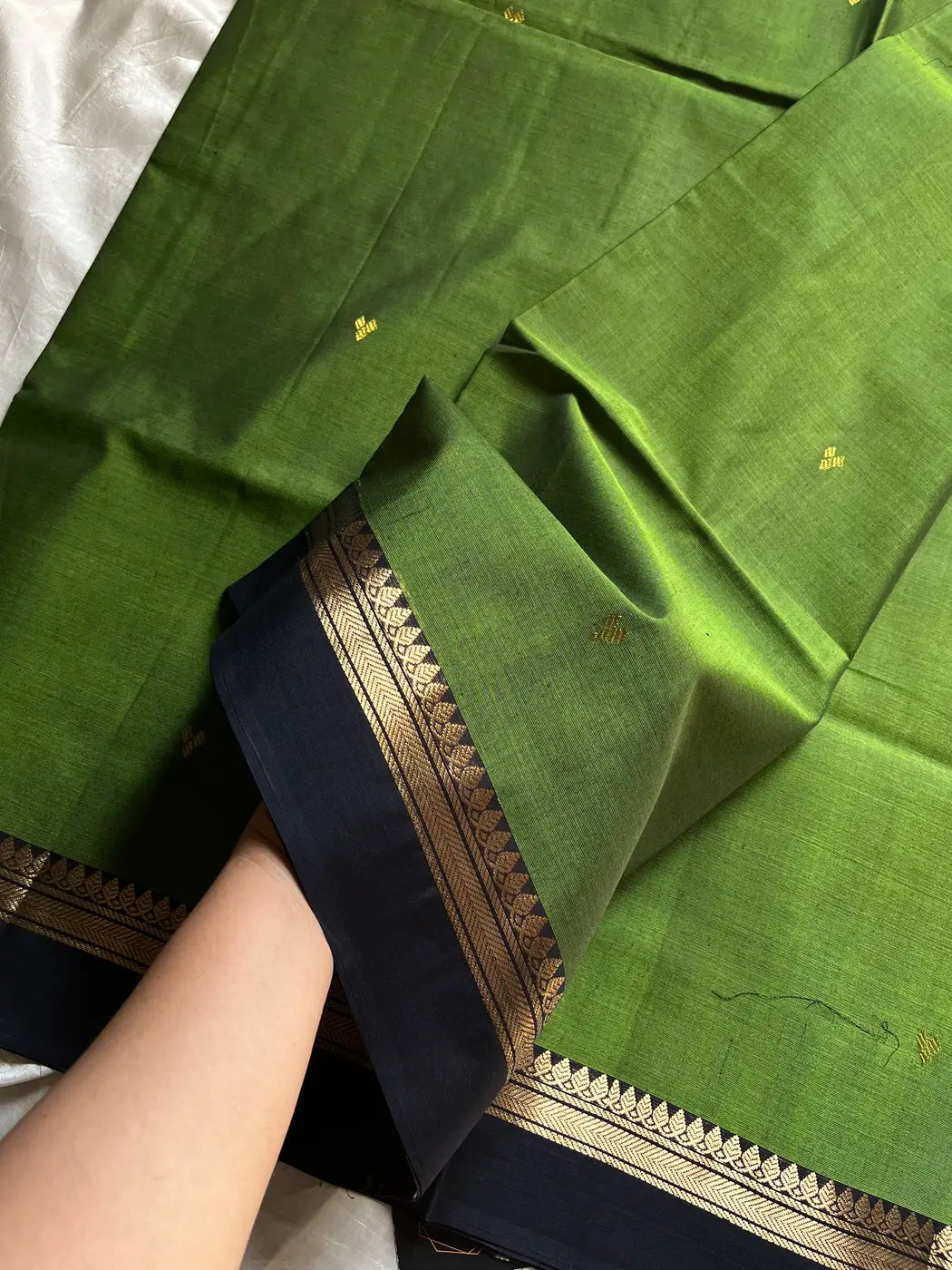 Throne Edit – Violet 120 Counts Mercerised Chettinadu Cotton Saree