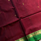 Throne Edit – Maroon 120 Counts Mercerised Chettinadu Cotton Saree