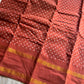 Madurai Sungudi Cotton - Dusty Peach