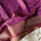 Soft Tissue Edit – Magenta Tissue Organza Saree