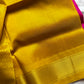 Kanchi Silkcotton Saree - Rani Pink & Yellow