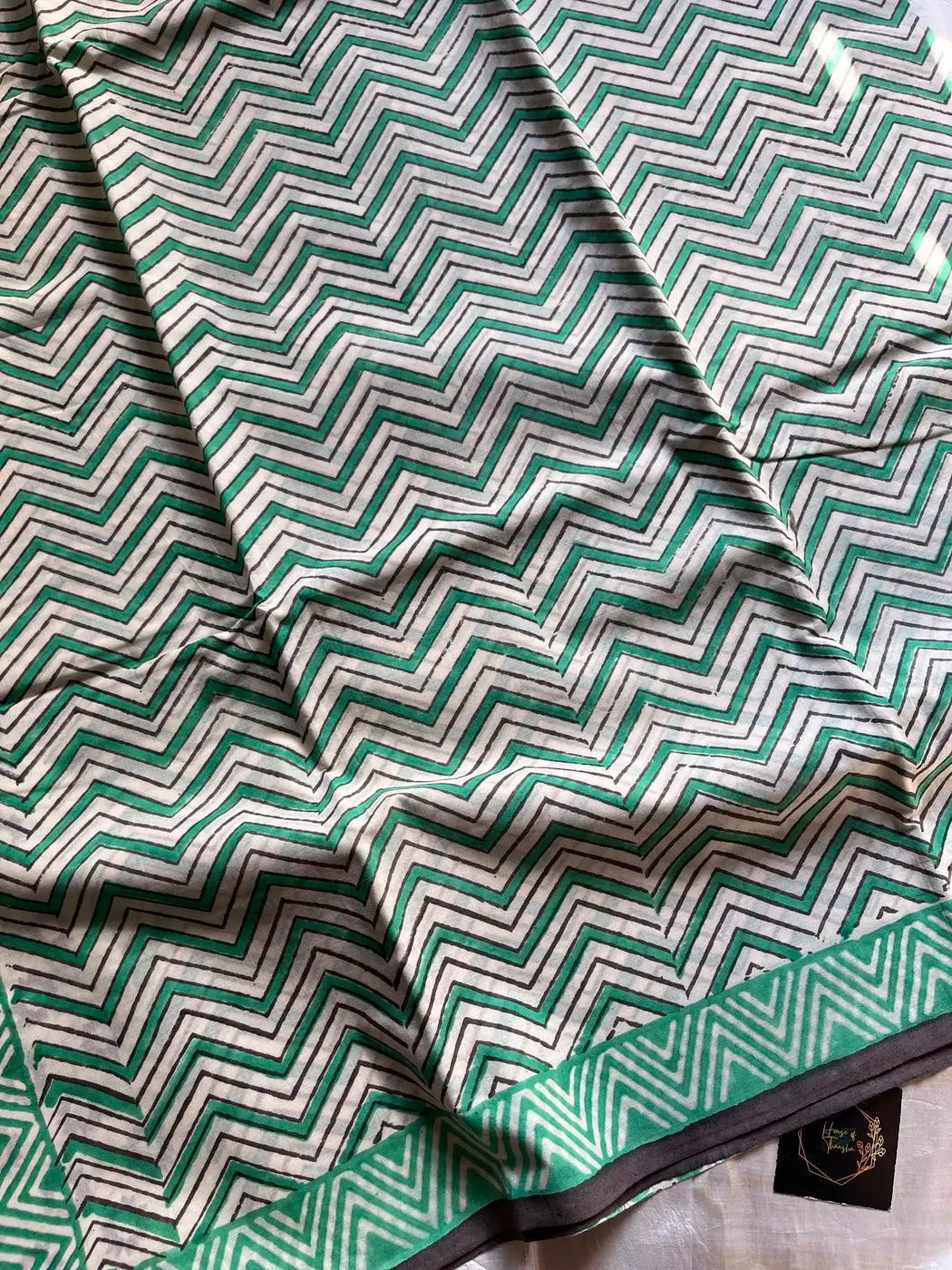 Mulmul Cotton Saree | Hand Block Print