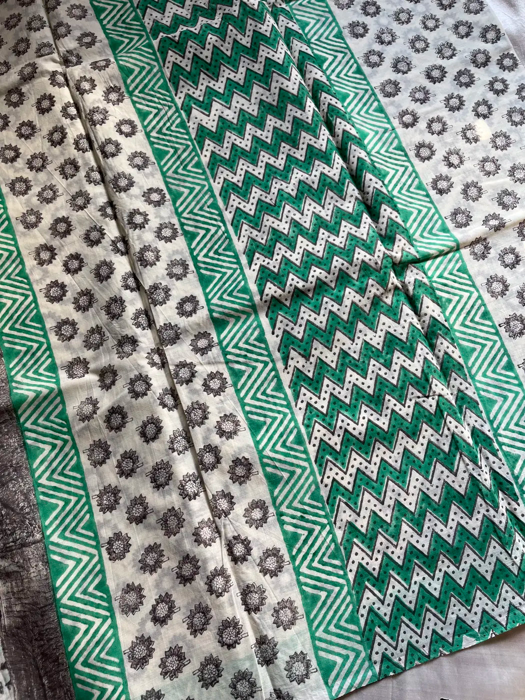 Mulmul Cotton Saree | Hand Block Print