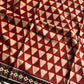 Mulmul Cotton Saree in Maroon | Hand Block Print