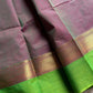Subtle Weaves | Woodland Rose & Green Chettinadu Cotton Saree