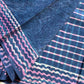 Mulmul Cotton Saree in Blue | Hand Block Print
