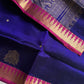 Pattu Nool Edit | Kanchi Silkcotton saree - Blue