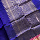 Pattu Nool Edit | Kanchi Silkcotton saree - Blue
