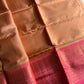 Vegan Silks | Chinnalampattu Saree – Beige & Pink