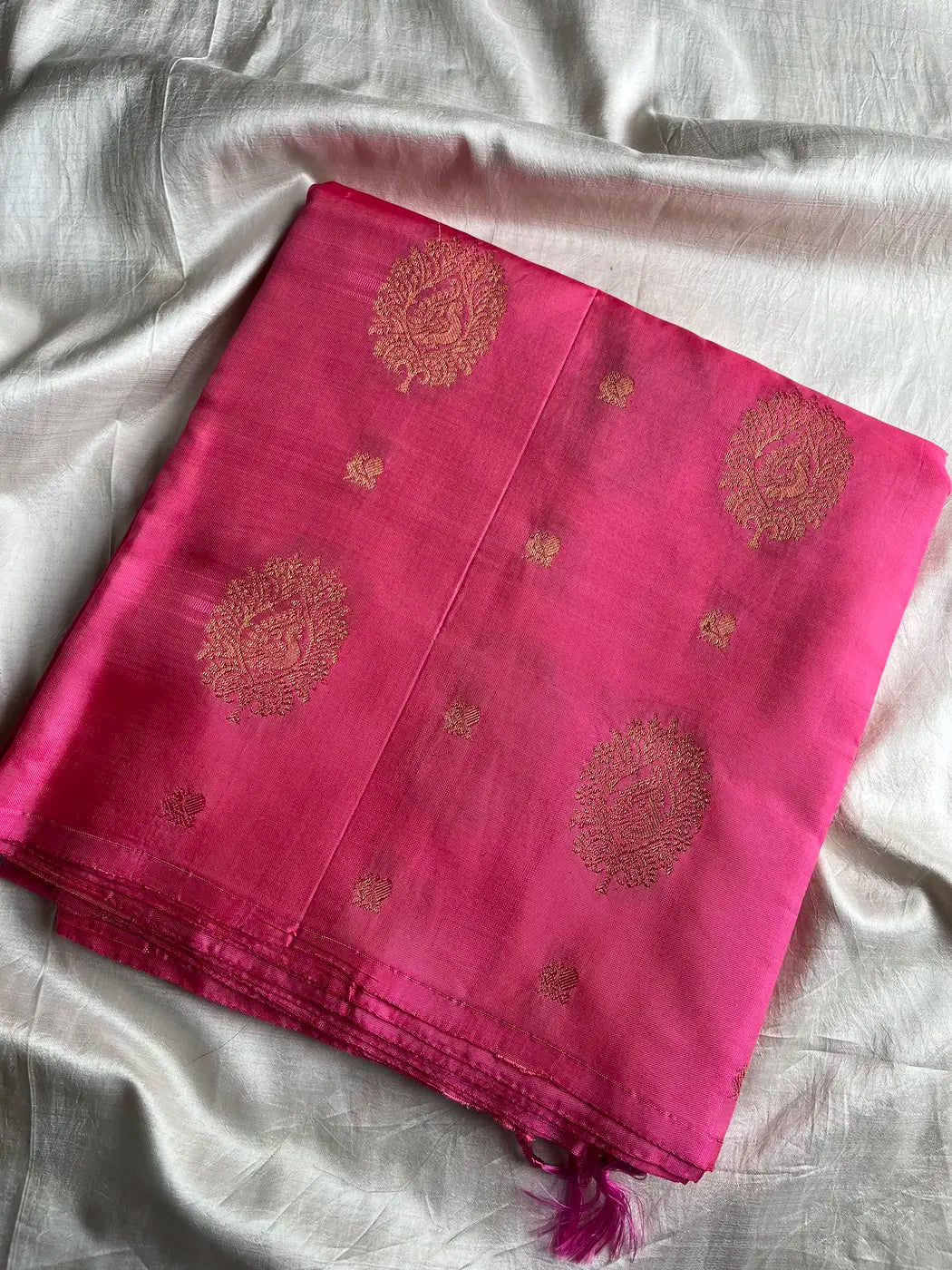 Vegan Silks | Chinnalampattu Saree – Pink