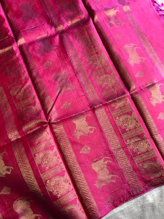 Vegan Silks | Chinnalampattu Saree – Lavender