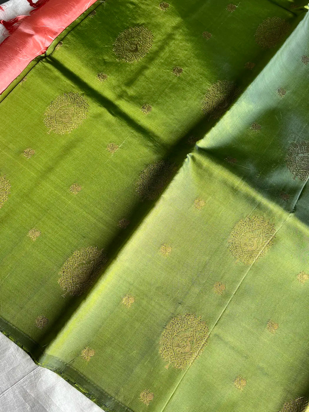 Vegan Silks | Chinnalampattu Saree – Green
