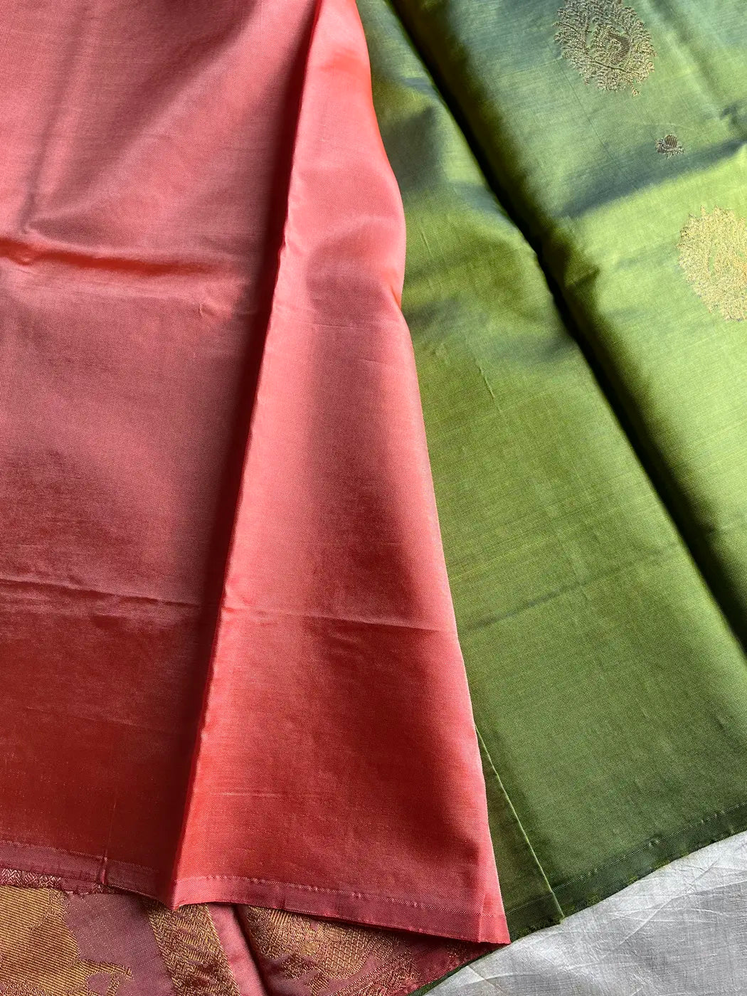 Vegan Silks | Chinnalampattu Saree – Green