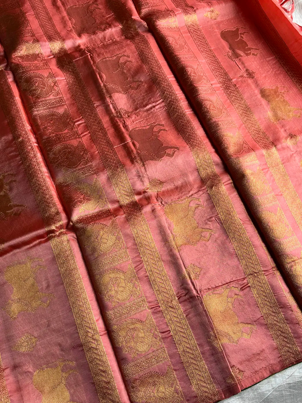 Vegan Silks | Chinnalampattu Saree – Green