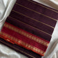 Devendra Saree – Coffee Brown | Handloom Vegan Art silk
