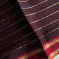 Devendra Saree – Coffee Brown | Handloom Vegan Art silk