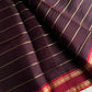 Devendra Saree – Coffee Brown | Handloom Vegan Art silk