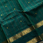 Vintage Looms - Dark Green Kanchi Cotton Saree